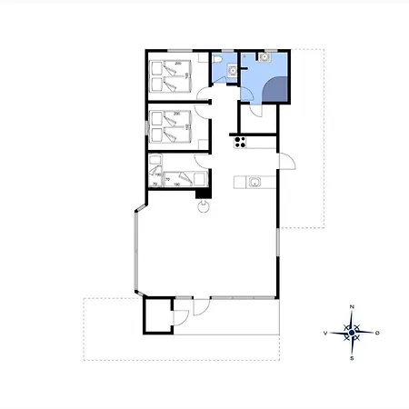 Tatil Evi Bv136-blavand-port-arthursvej-29 *