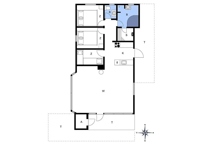 Hébergement de vacances Bv136-blavand-port-arthursvej-29 *